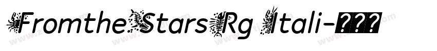 FromtheStarsRg Itali字体转换